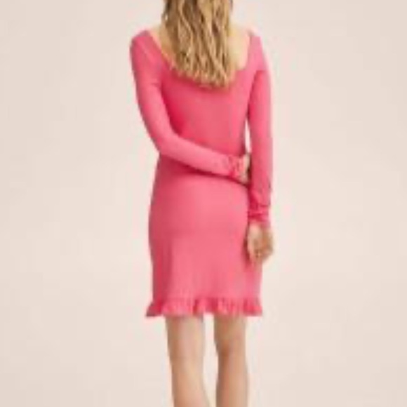 Mango Ruffle Trim Dress - Picture 7 of 13